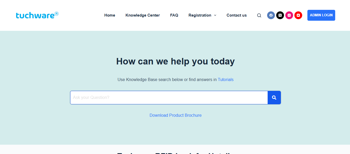 Designed and developed Tuchware’s official support website using WordPress and Elementor — featuring product FAQs, manuals, and tutorial videos to simplify customer support and improve user experience.