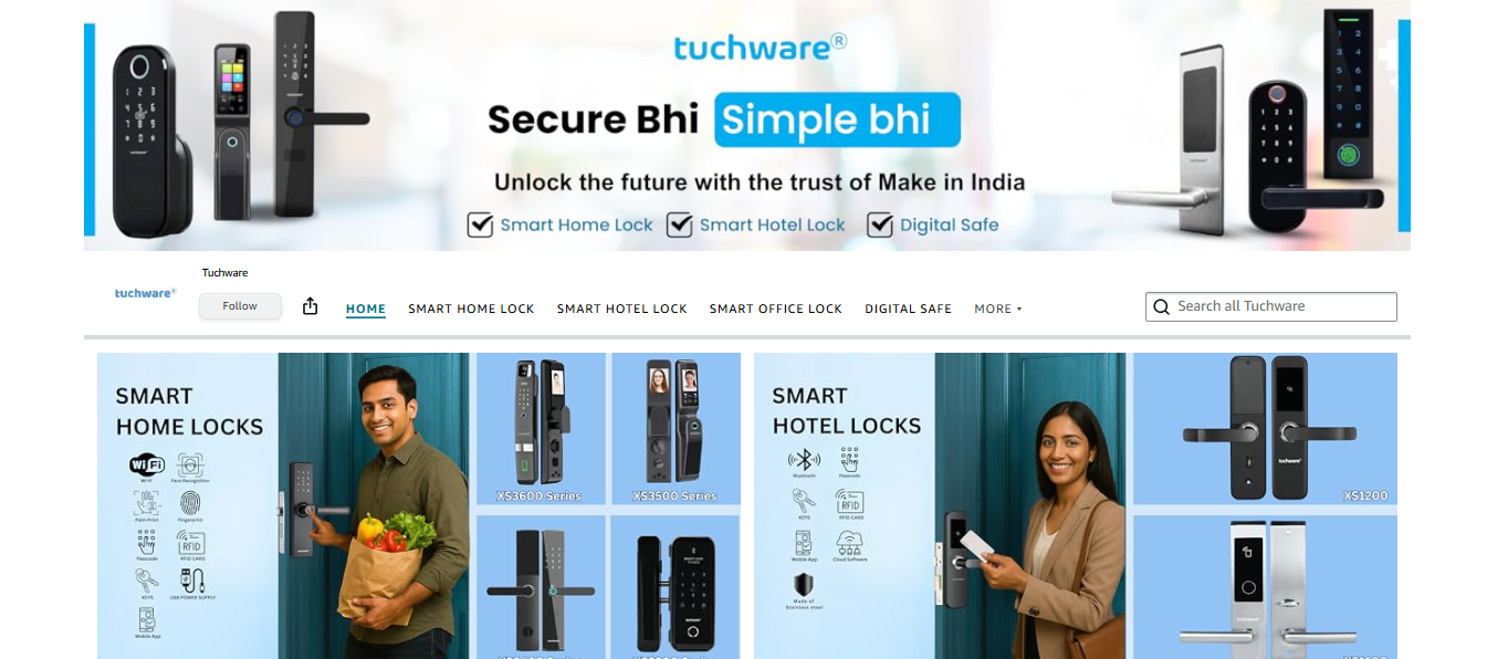 Buy Tuchware Smart Lock From Amazon